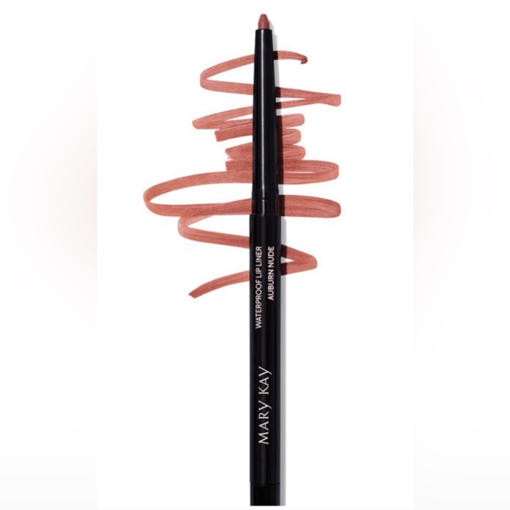 NWT Mary Kay AUBURN NUDE Matte Waterproof Lip Liner Tan Peach Pink Neutral Color